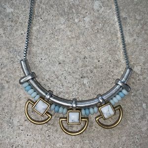 Stella & Dot Wanderer Necklace, Silver